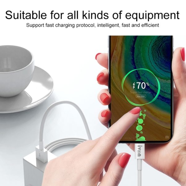 IVON CA70 Type-C / USB-C snellaaddatakabel, lengte: 1m, Type-C, Length: 1m