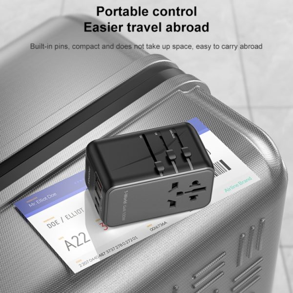 MOMAX UA10D 1-World GaN PD 100W snellader voedingsadapter