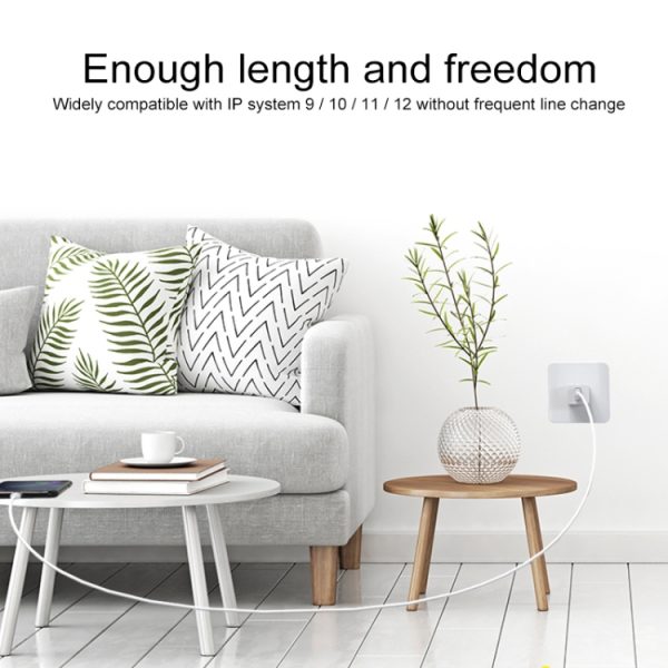 IVON CA73 2.4A Type-C / USB-C snellaaddatakabel, lengte: 2m, Type-C