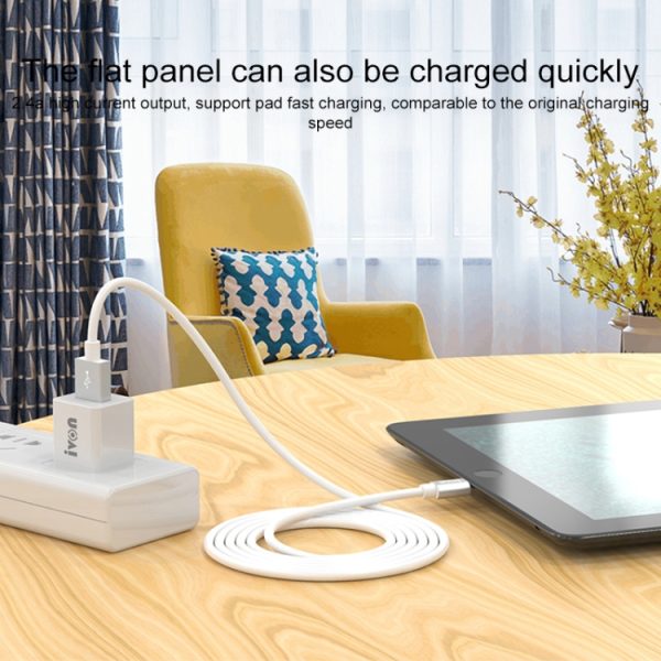 IVON CA73 2.4A Type-C / USB-C snellaaddatakabel, lengte: 2m, Type-C