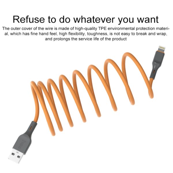 IVON CA78 2.4A Type-C / USB-C snellaaddatakabel, lengte: 1m, Type-C