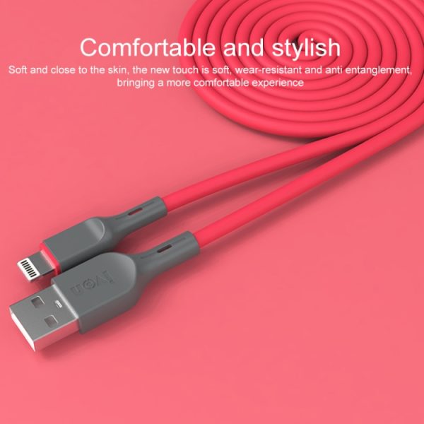 IVON CA78 2.4A Type-C / USB-C snellaaddatakabel, lengte: 1m, Type-C