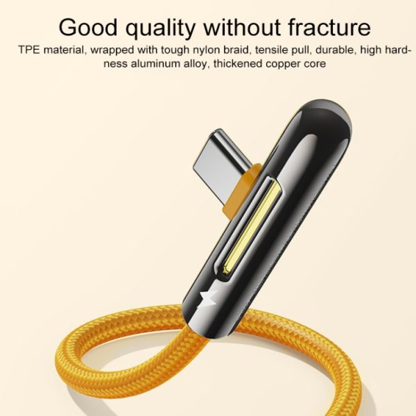 ROCK M3 Type-C / USB-C T-vorm PD snellaaddatakabel, lengte: 1m, Type-C