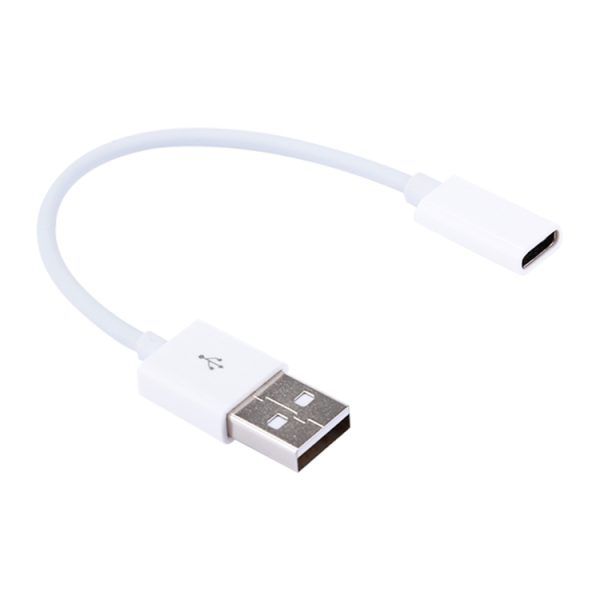 15 cm USB 2.0 mannelijk naar USB-C / Type-C vrouwelijke connectoradapterkabel