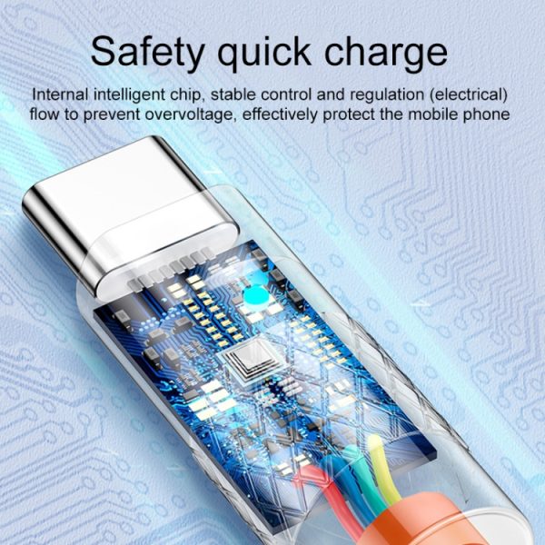 Mech Series 6A 120W USB naar USB-C / Type-C metalen plug siliconen snellaaddatakabel, lengte: 1,2 m, 1.2m Type-C