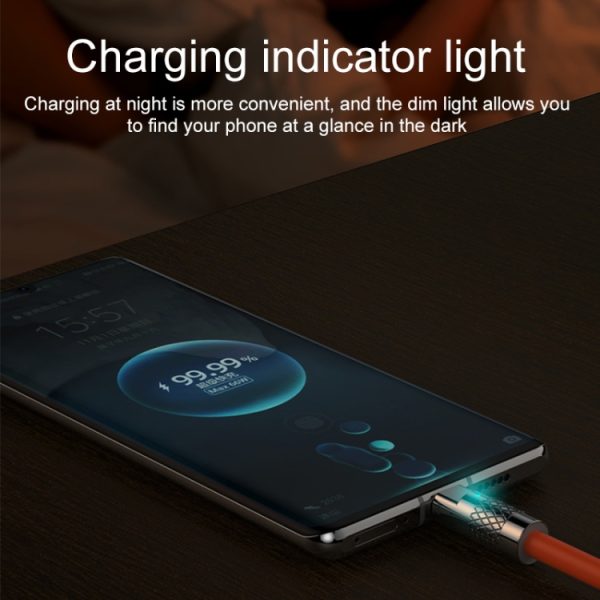 Mech Series 6A 120W USB naar USB-C / Type-C metalen plug siliconen snellaaddatakabel, lengte: 1,2 m, 1.2m Type-C