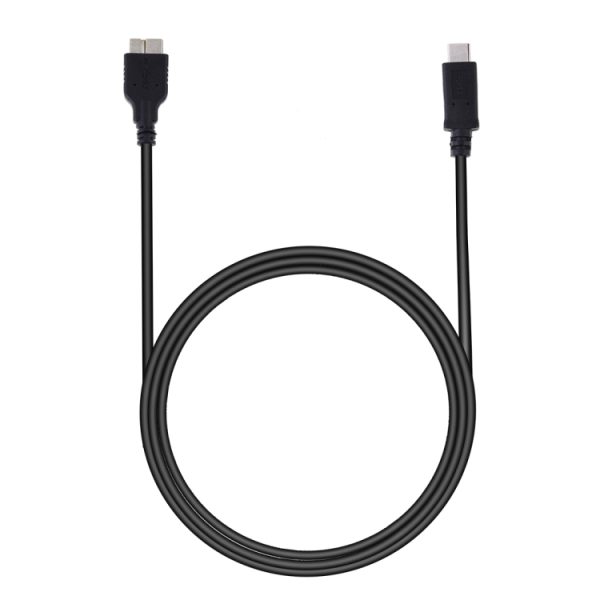 USB-C 3.1 / Type-C mannetje naar micro USB 3.0 datakabel, lengte: 1m