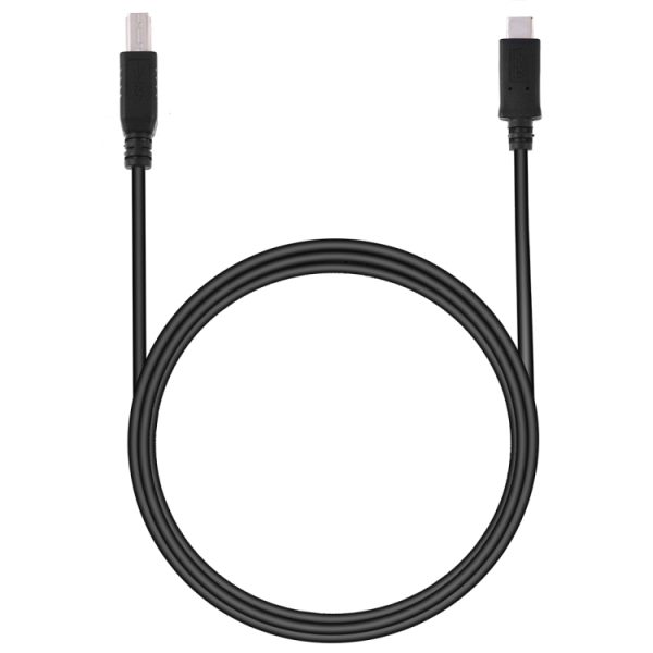 USB-C 3.1 / Type-C mannelijk naar USB BM datakabel, lengte: 1m