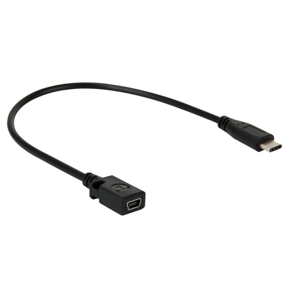 USB-C / Type-C 3.0 Mannelijk naar Mini USB Vrouwelijke kabeladapter