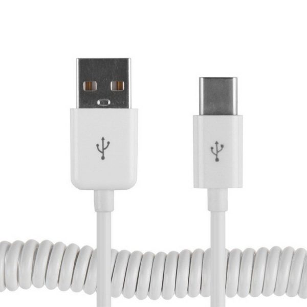 USB-C / Type-C 3.1 naar USB 2.0 Spring Data Sync-oplaadkabel, kabellengte: 3m