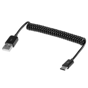 USB 2.0 naar USB 3.0 Type C intrekbare oplaad-/datakabel