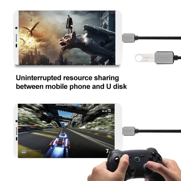 3 m geweven stijl 2A USB-C / Type-C 3.1 mannelijk naar USB 3.0 mannelijk data- / oplaadkabel, 3 m geweven stijl 2A USB-C / Type-C 3.1 male naar USB 3.0 male data-/oplaadkabel