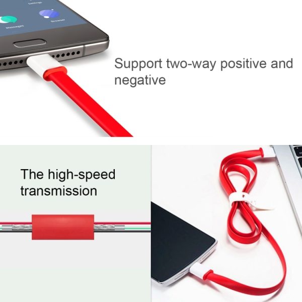 USB-C oplaad / datakabel, lengte: 1m
