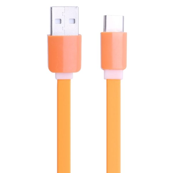 1 m 2A 110 koperen kerndraden intrekbare USB-C / Type-C naar USB-gegevenssynchronisatie-oplaadkabel