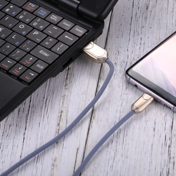 1 m 2A USB-C / Type-C naar USB 2.0 datasynchronisatie snellaadkabel
