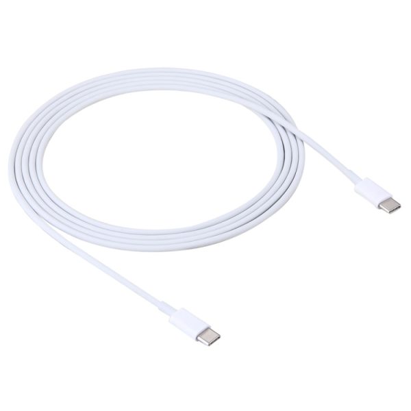 2 m 2A USB-C / Type-C 3.1 mannelijk naar USB-C / Type-C 3.1 mannelijk adapterkabel