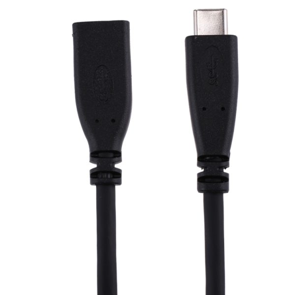 50 cm USB-C / Type-C 3.1 mannelijk naar USB-C / Type-C vrouwelijke connectoradapterkabel, 50cm