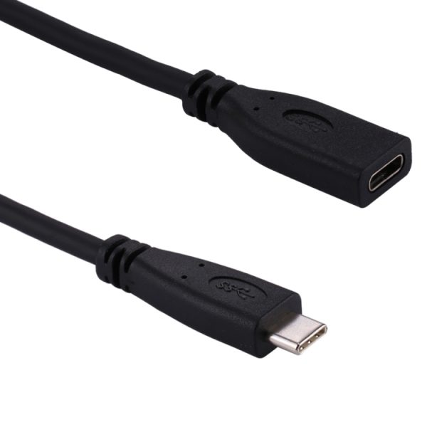 50 cm USB-C / Type-C 3.1 mannelijk naar USB-C / Type-C vrouwelijke connectoradapterkabel, 50cm