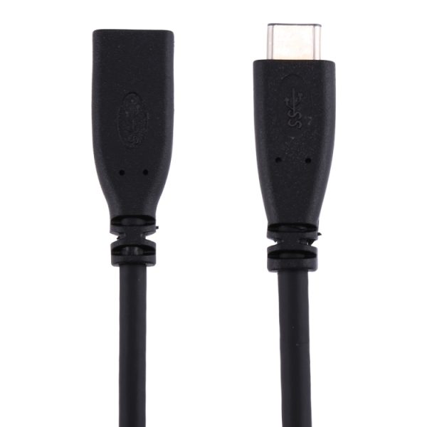 20 cm USB-C / Type-C 3.1 mannelijk naar USB-C / Type-C vrouwelijke connectoradapterkabel, 20cm