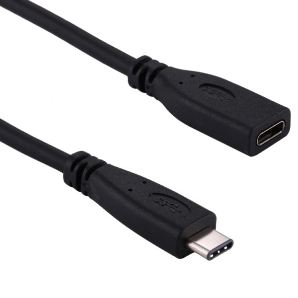 20 cm USB-C / Type-C 3.1 mannelijk naar USB-C / Type-C vrouwelijke connectoradapterkabel, 20cm