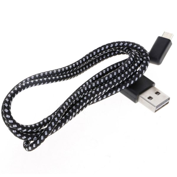 20 cm 2a USB naar USB-C / Type-C Nylon Weave Style Dubbele ellebooggegevens Synchronisatie Laadkabel, 20cm 2A USB naar USB-C / Type-C Nylon Geweven Stijl Dubbele Elleboog Data Sync Oplaadkabel
