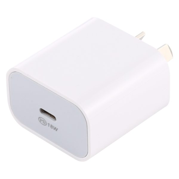 PD18W-A5 18W PD-lichtnetadapter-wandoplader, AU-stekker