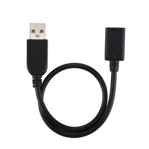 USB-C / Type-C vrouw tot USB 2.0 mannelijke adapterkabel, totale lengte: 33cm, USB-C / Type-C vrouwelijk naar USB 2.0 mannelijk adapterkabel, totale lengte: 33 cm