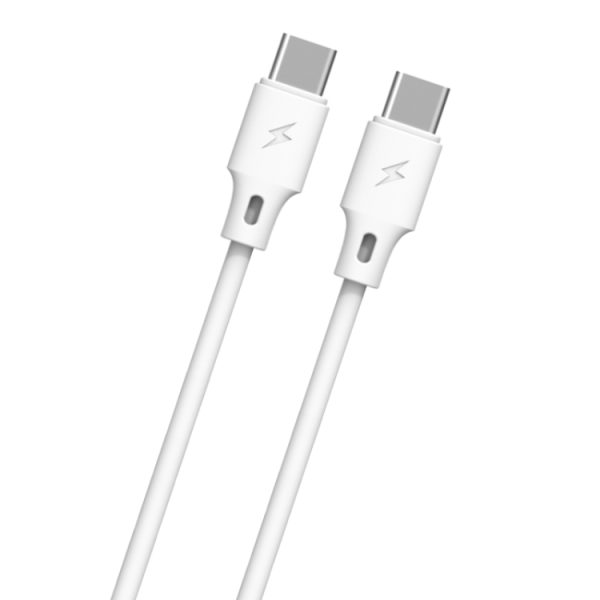 WK WDC-106 3A Type-C / USB-C naar Type-C / USB-C datakabel voor opladen op volle snelheid, lengte: 1m