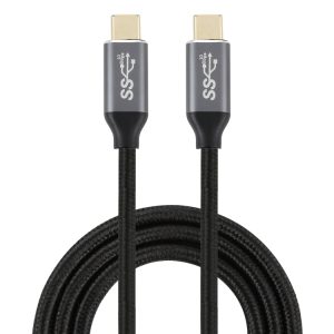 USB-C / Type-C Mannelijk naar USB-C / Type-C Mannelijk Transmissiegegevens Oplaadkabel, Kabellengte: 1,5 m