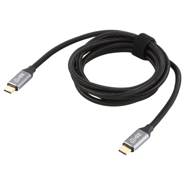 USB-C / Type-C Mannelijk naar USB-C / Type-C Mannelijk Transmissiegegevens Oplaadkabel, Kabellengte: 1,5 m