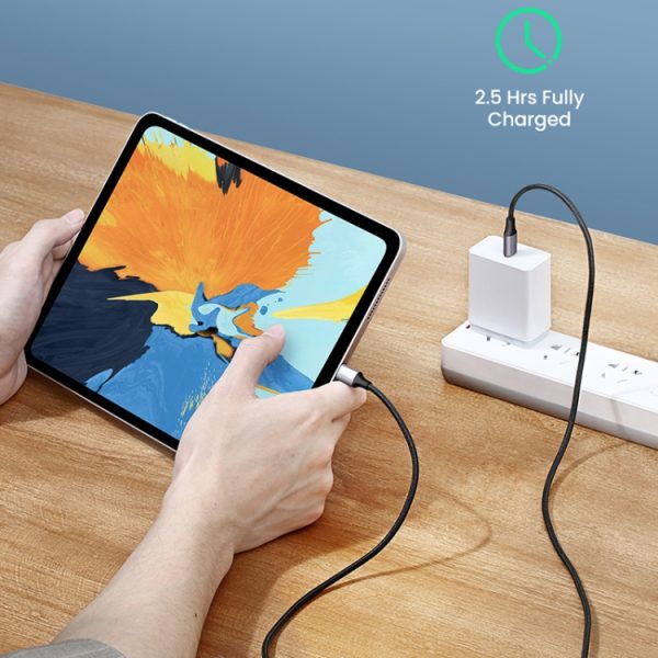 USB-C / Type-C Male naar USB-C / Type-C Male Transmissiedata-oplaadkabel, kabellengte: 1m