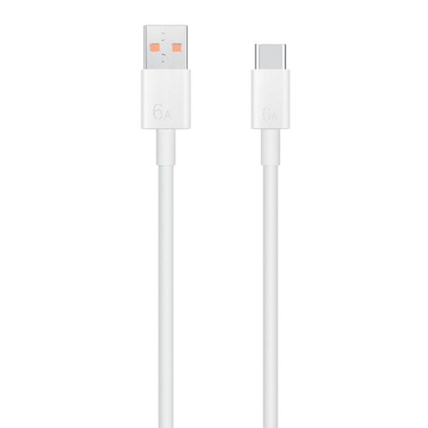 Originele Honor AC790 6A USB naar USB-C / Type-C interface Oplaad- en transmissiedatakabel, kabellengte: 1m