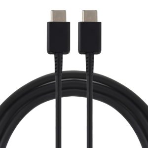 33W 6A USB-C / Type-C mannelijk naar USB-C / Type-C mannelijk snellaaddatakabel voor Samsung Galaxy Note 10, kabellengte: 1m