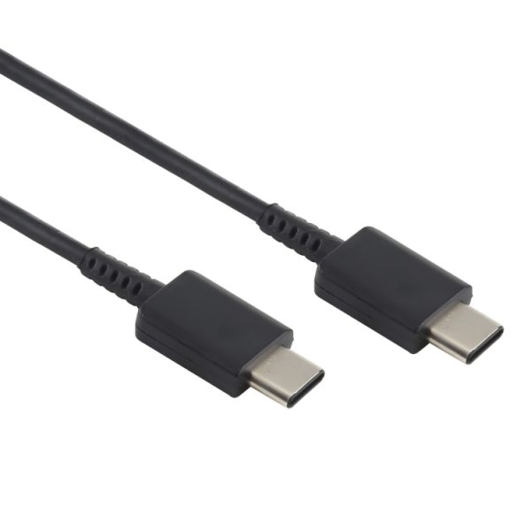 33W 6A USB-C / Type-C mannelijk naar USB-C / Type-C mannelijk snellaaddatakabel voor Samsung Galaxy Note 10, kabellengte: 1m