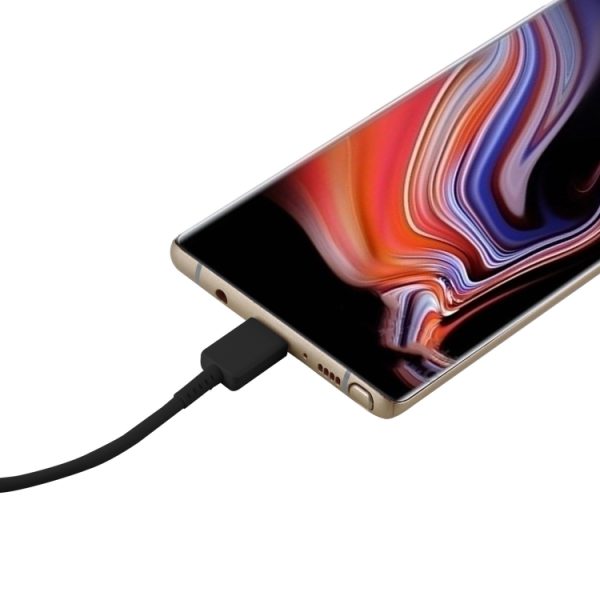 33W 6A USB-C / Type-C mannelijk naar USB-C / Type-C mannelijk snellaaddatakabel voor Samsung Galaxy Note 10, kabellengte: 1m
