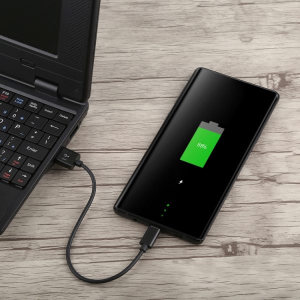 USB naar USB-C / Type-C oplaad- en synchronisatiedatakabel, kabellengte: 22 cm, 22cm USB to Type-C Black, 22cm USB to Type-C White