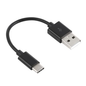 USB naar USB-C / Type-C oplaad- en synchronisatiedatakabel, kabellengte: 14 cm, 14cm USB to Type-C Black, 14cm USB to Type-C White