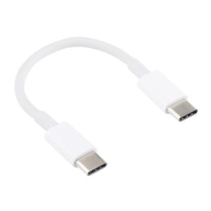 USB-C / Type-C naar USB-C / Type-C PD Datakabel voor snel opladen en synchroniseren, kabellengte: 14 cm, 14cm Type-C to Type-C White