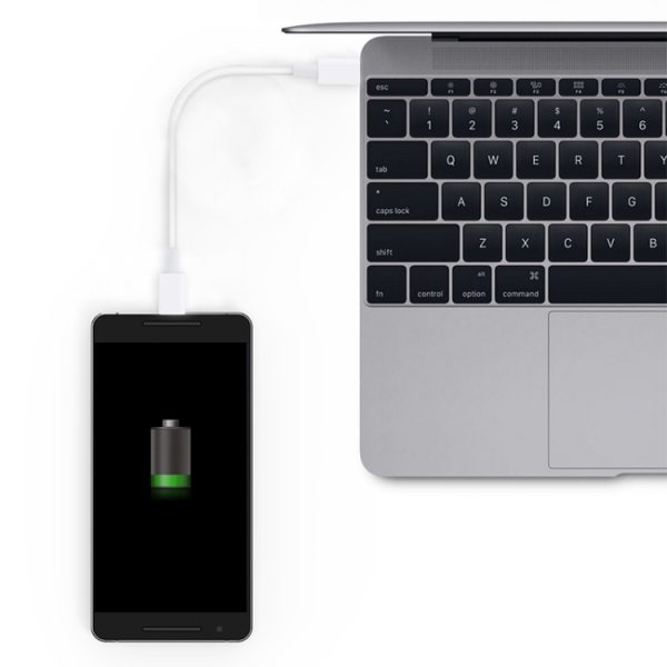 USB-C / Type-C naar USB-C / Type-C PD Datakabel voor snel opladen en synchroniseren, kabellengte: 14 cm, 14cm Type-C to Type-C White
