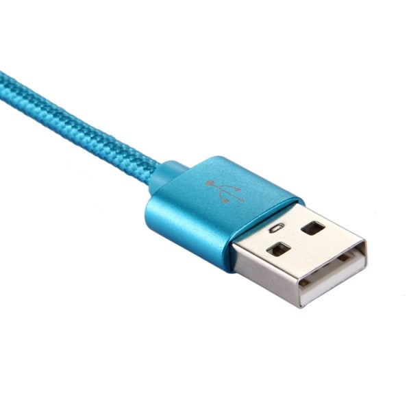 Gebreide textuur USB naar USB-C / Type-C datasynchronisatie-oplaadkabel, kabellengte: 3 m, 3A totaal vermogen, 2A gegevensoverdracht