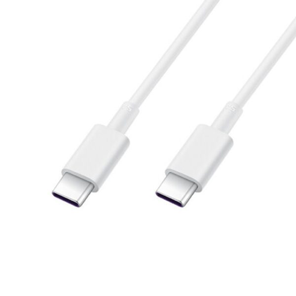 Originele Huawei CP43 5A USB-C / Type-C naar USB-C / Type-C snellaaddatakabel, kabellengte: 1m