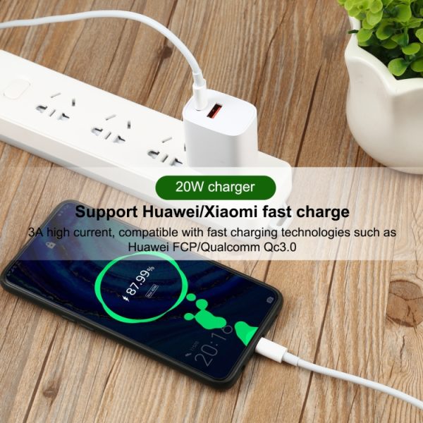 100W USB-C / TYPE-C tot type C Snelle oplaadgegevenskabel, Lengte: 1m