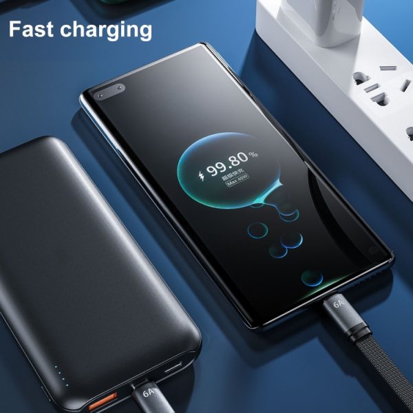 WK WDC-156a 6A Type-C / USB-C snellaadkabel, lengte: 1,5 m, Type-C