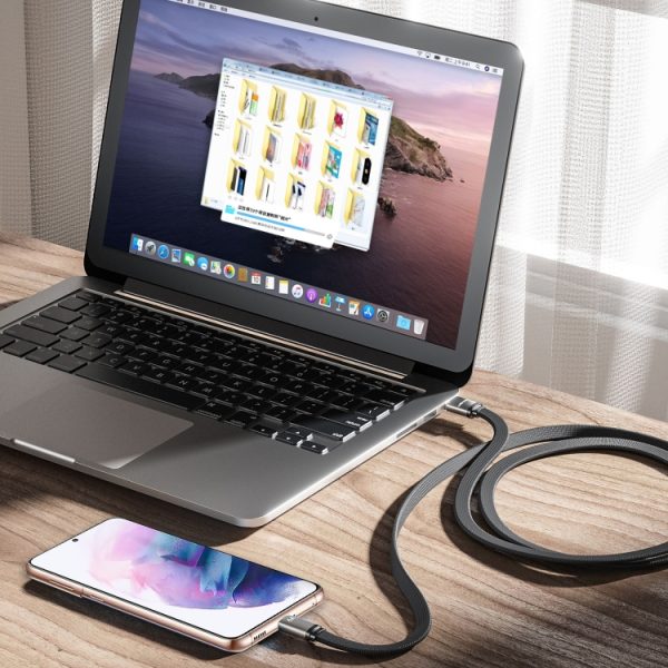 WK WDC-156a 6A Type-C / USB-C snellaadkabel, lengte: 1,5 m, Type-C