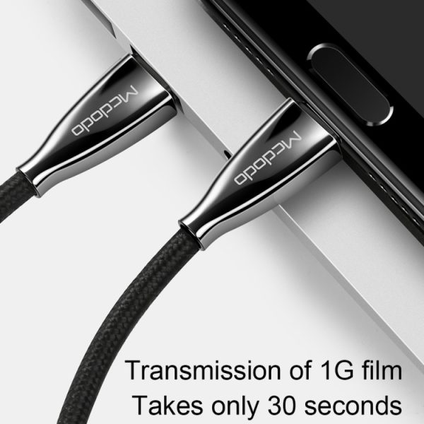 Mcdodo CA-5891 Excellence Series 3A Type-C naar Type-C-kabel, lengte: 2m