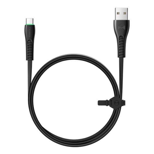 Mcdodo CA-6431 Flying Fish-serie Type-C naar USB LED-datakabel, lengte: 1,2 m