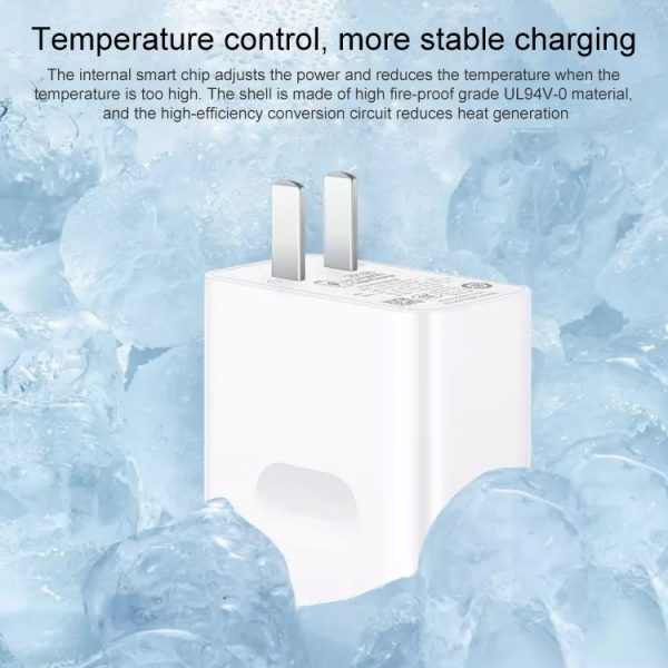 Originele Huawei USB-C / Type-C Super Fast Charge multi-protocol oplader (max. 65W) met 1m 5A USB-C / Type-C naar USB-C / Type-C datakabel, US-stekker, with Type-C to Type-C Cable