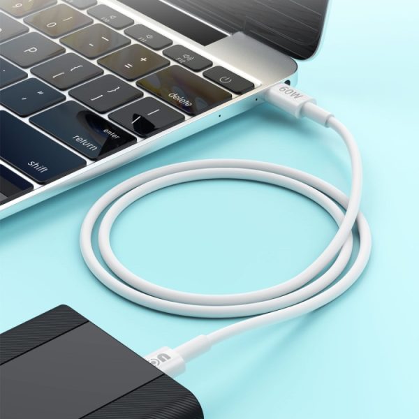 IVON CA203 60W PD USB-C / TYPE-C tot USB-C / Type-C Snelle oplaadgegevenskabel, kabellengte: 1m