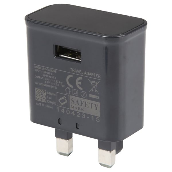 EP-TA20UWE Enkele USB-poort Snel opladen Reisadapter, UK-stekker, Single USB
