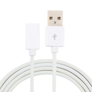 USB mannelijk naar USB-C / Type-C vrouwelijk adapterkabel, lengte: 1m, 1m USB Male to Type-C Female